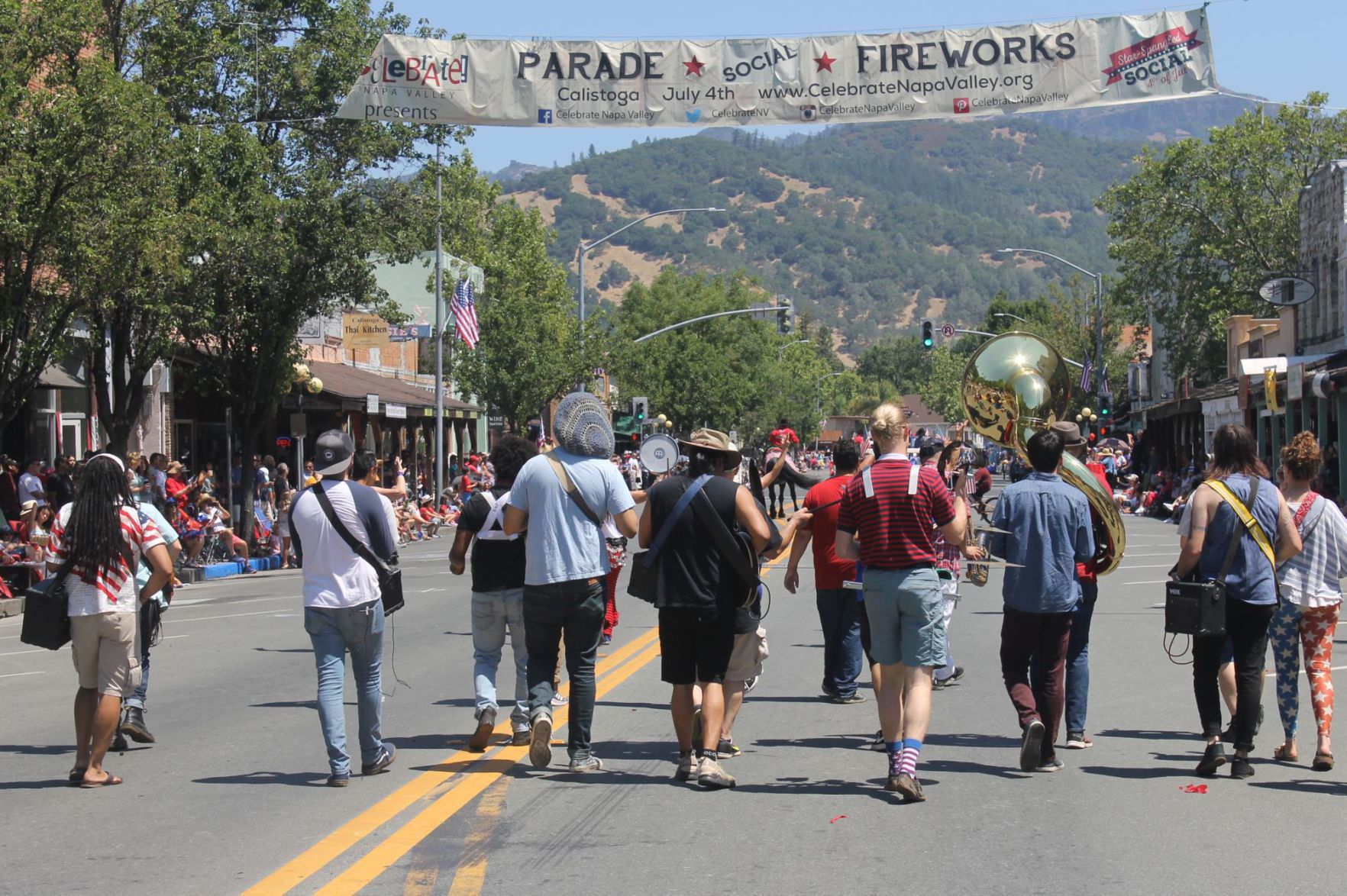 Calistoga Fourth of July parade 2019